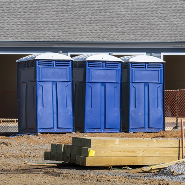 is there a specific order in which to place multiple porta potties in Bayfield Wisconsin